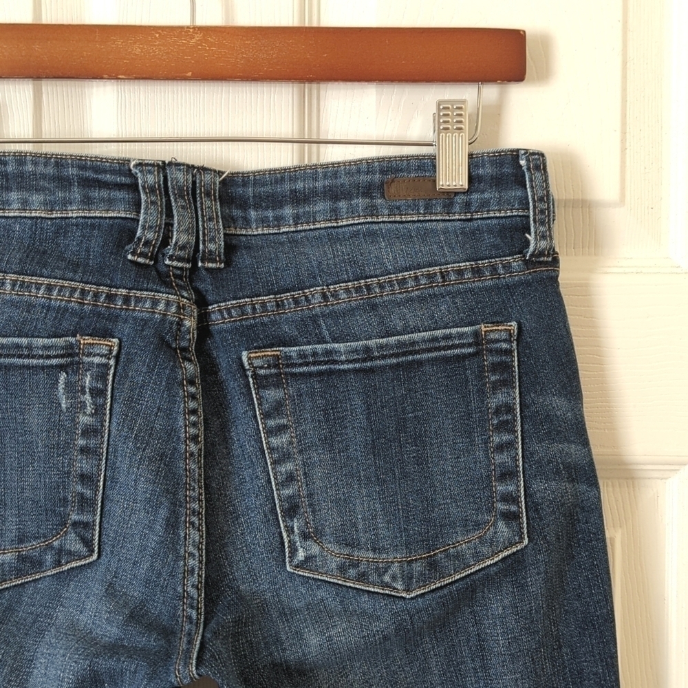 Kut from the Kloth Catherine Mid Rise Dark Wash Slim Fit Boyfriend Denim Jeans 4 - Picture 14 of 16